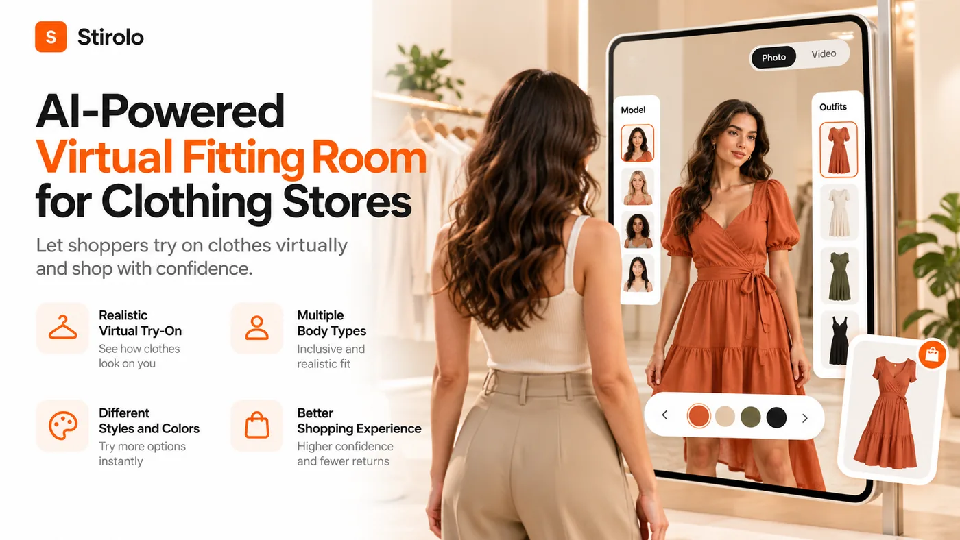 AI-Powered Virtual Fitting Room for Clothing Stores: How It Works and What It Can Really Do - Stirolo