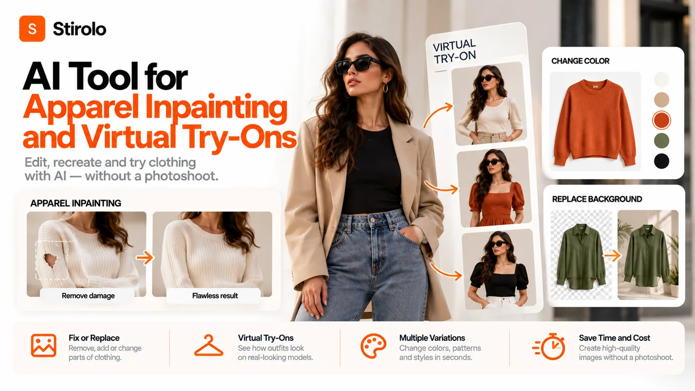 AI Tool for Apparel Inpainting and Virtual Try-Ons: A Practical Fashion Guide - Stirolo