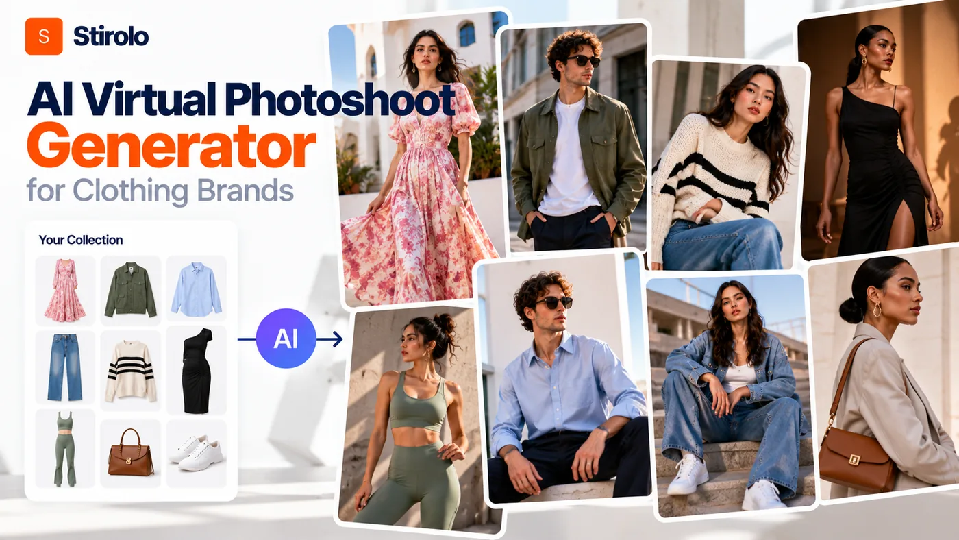 AI Virtual Photoshoot Generator for Clothing Brands: How to Use It Without Losing Product Accuracy - Stirolo