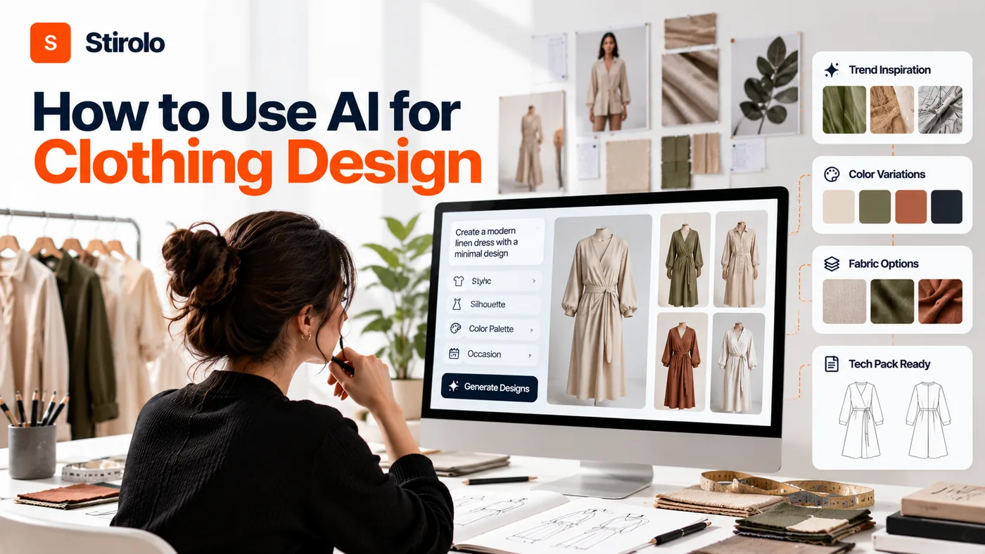 How to Use AI for Clothing Design: From First Idea to Real Garment - Stirolo