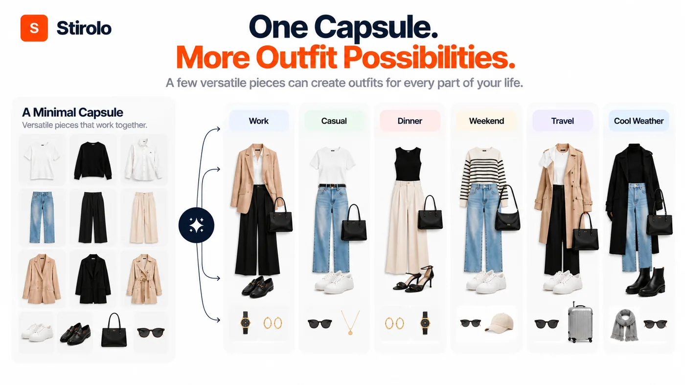 How to Use AI to Create a Capsule Wardrobe That Fits Your Real Life - illustration 1