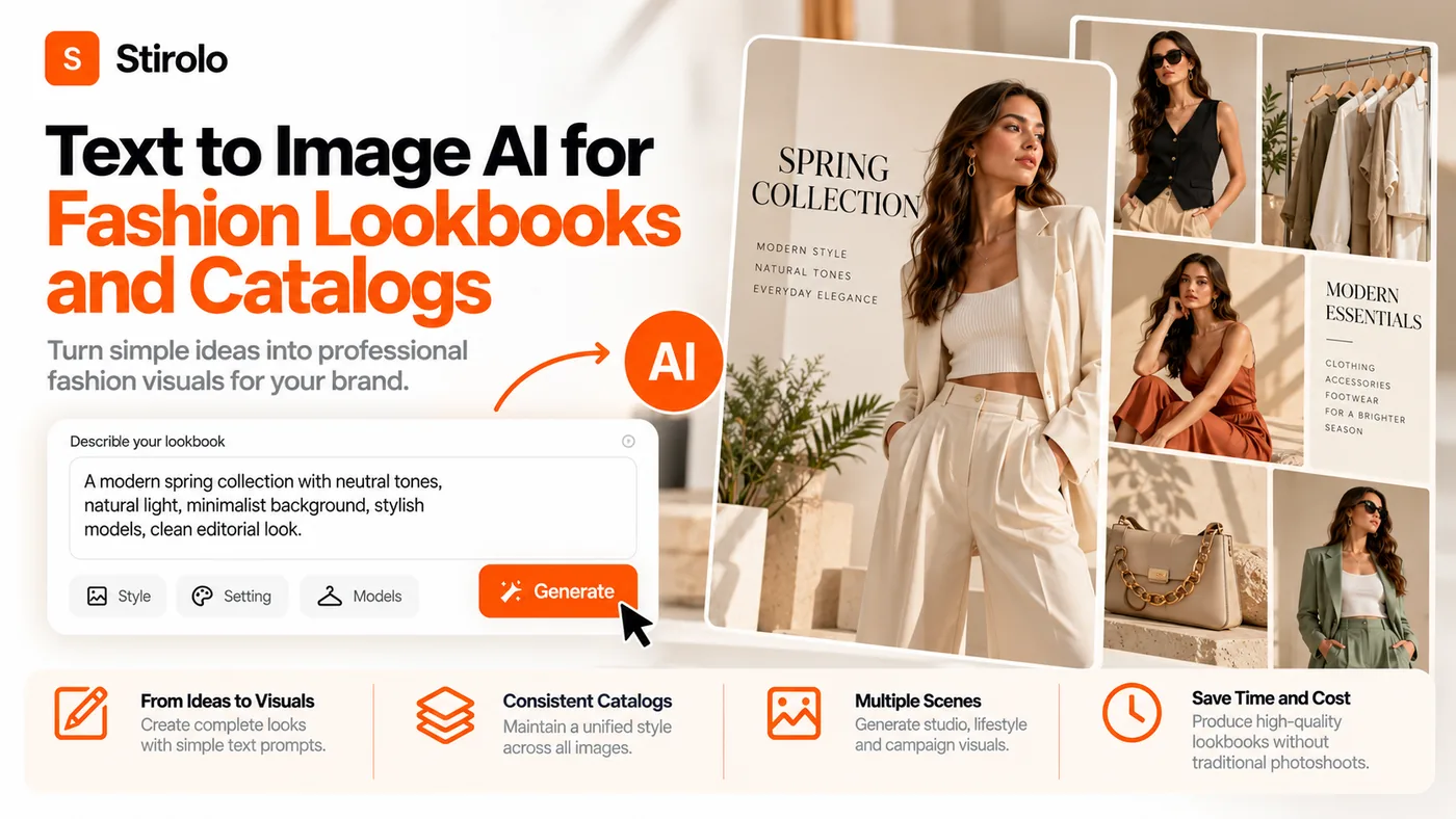Text to Image AI for Fashion Lookbooks and Catalogs: A Practical Workflow - Stirolo